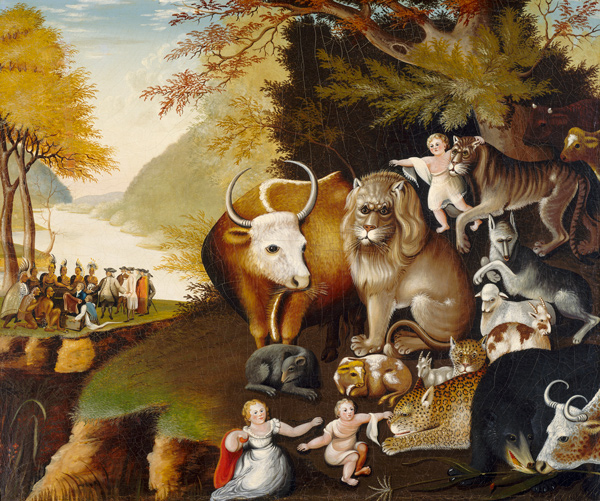 Edward Hicks, Edward Hicks, Peaceable Kingdom, National Gallery of Art, Washington