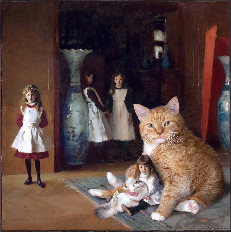 John Singer Sargent, The Daughters and The Cats of Edward Darley Boit