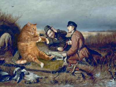 Vassily Perov, The Hunters at Rest, true version